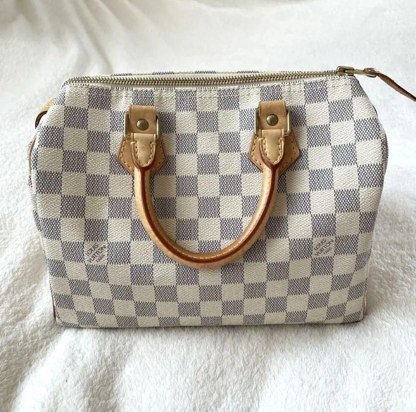 Louis Vuitton speedy 25 Damier Azur Bandouliere