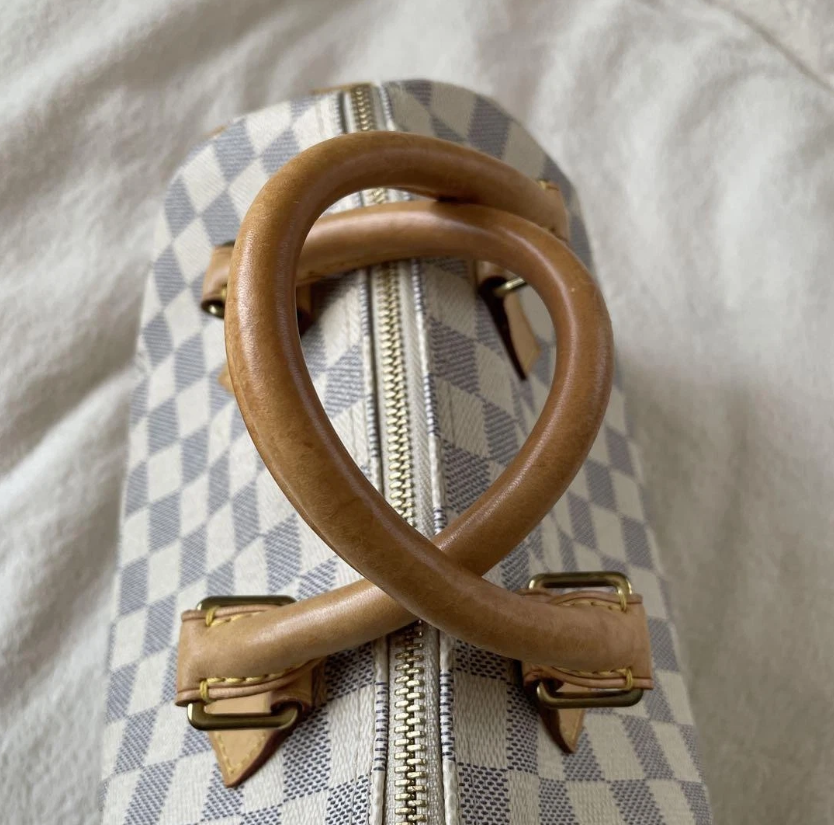 Louis Vuitton speedy 25 Damier Azur Bandouliere