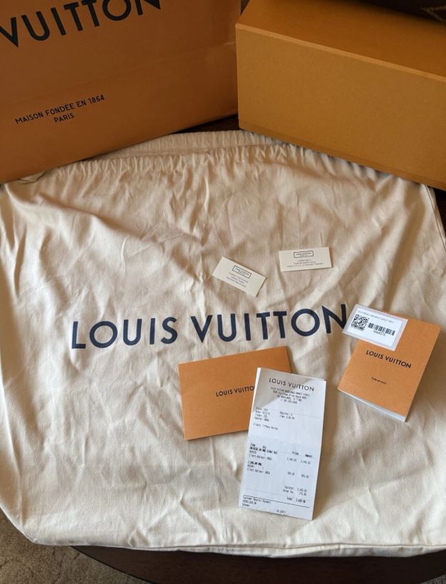 Louis Vuitton On The Go Tote MM Brown Monogram Reverse Leather
