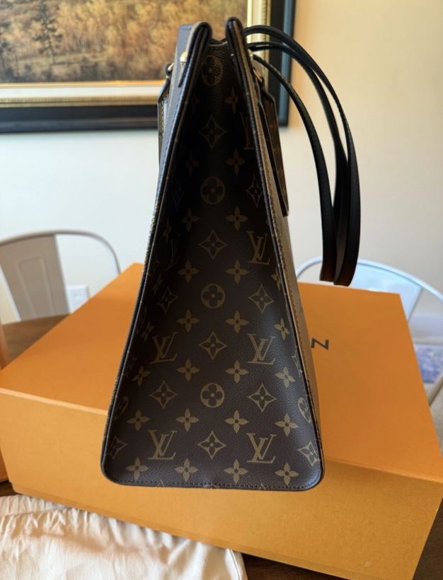 Louis Vuitton On The Go Tote MM Brown Monogram Reverse Leather