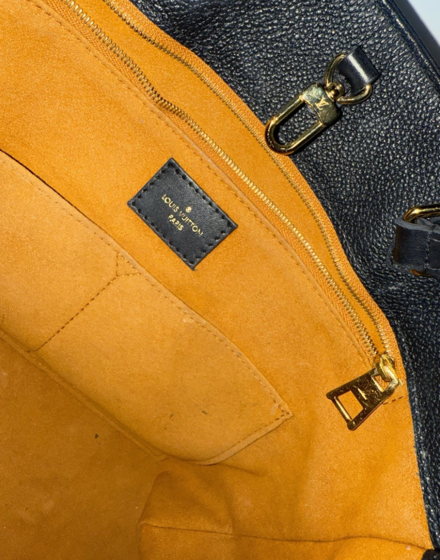 Louis Vuitton On the Go Black mm Monogram Empreinte Bag