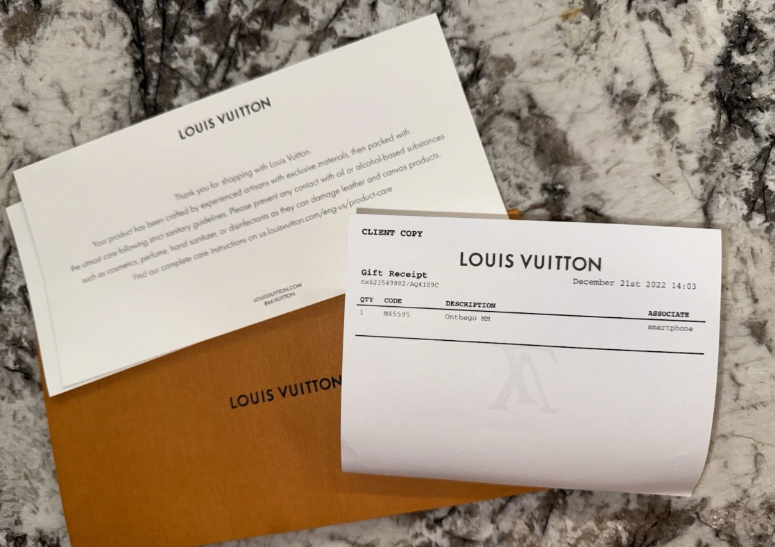 Louis Vuitton On the Go Black mm Monogram Empreinte Bag