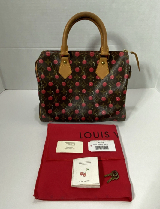 Louis Vuitton SPEEDY MONOGRAM Cherry Murakami CERISE BAG M95009