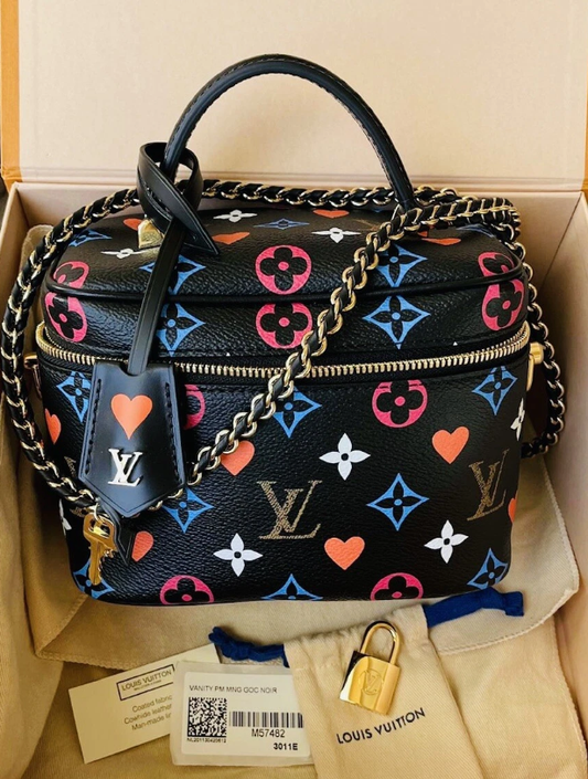 Louis Vuitton Game on Vanity Black Multicolor bag