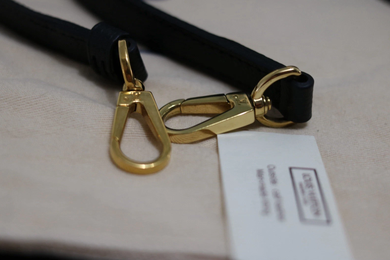 Louis Vuitton Petit Palais In Black Monogram Empreinte Leather