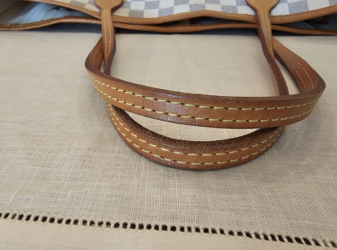 Louis Vuitton Neverfull MM Tote Damier Azur
