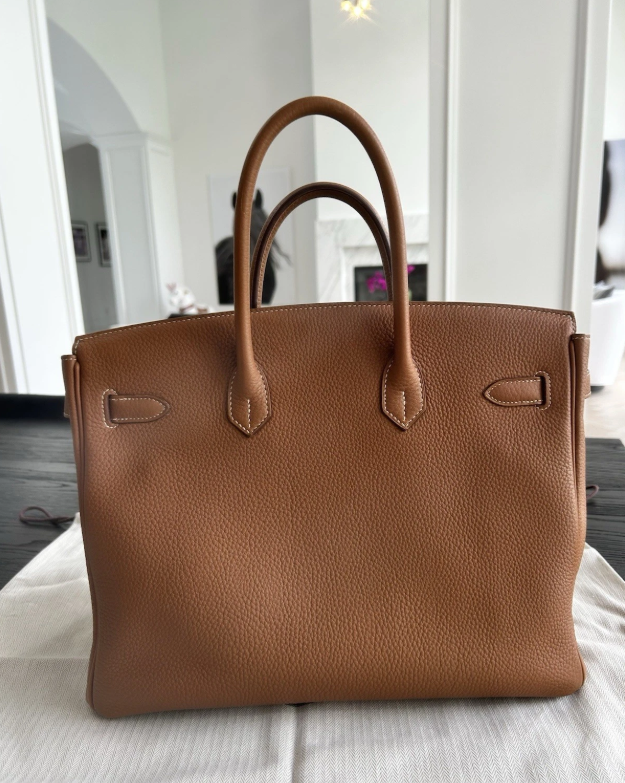 Hermes Birkin 35 Gold Togo Matte Gold Hardware