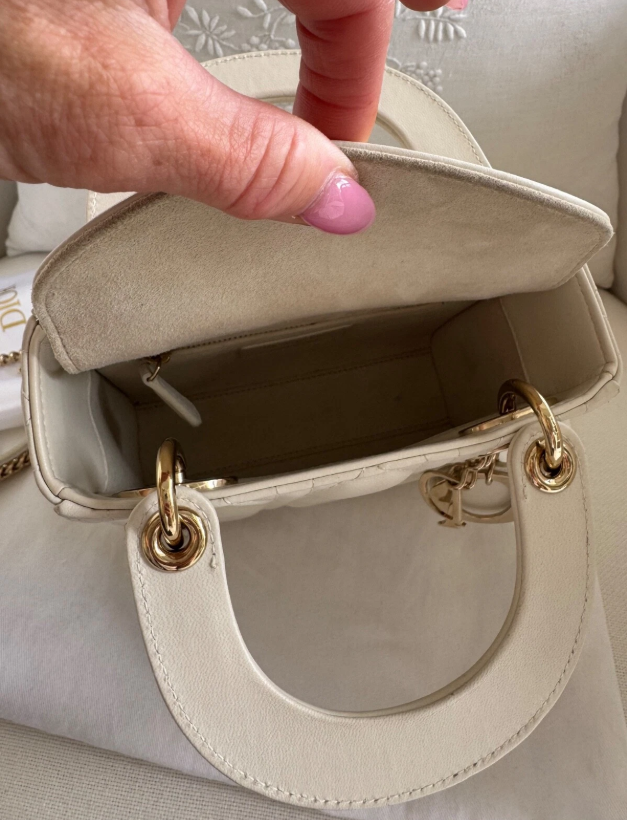 Mini Lady Dior Bag Latte, Christian Dior
