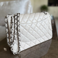 CHANEL Classic Jumbo Double Flap Bag – Ivory Quilted Lambskin