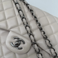 CHANEL Classic Jumbo Double Flap Bag – Ivory Quilted Lambskin