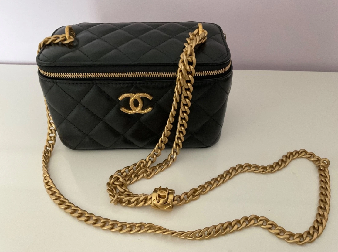 Chanel Lambskin  Vanity Case