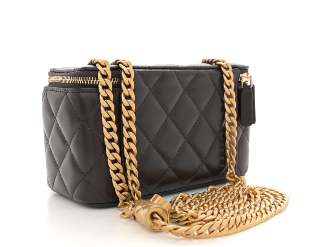 Chanel Lambskin  Vanity Case