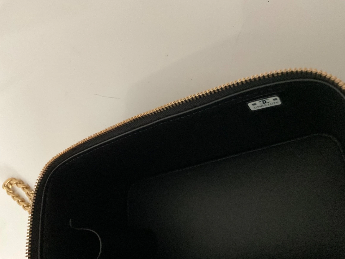 Chanel Lambskin  Vanity Case