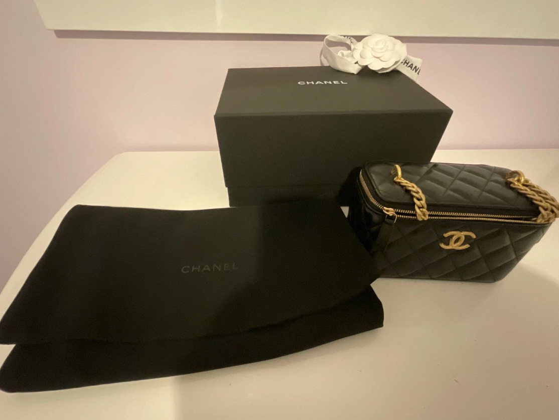 Chanel Lambskin  Vanity Case