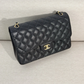 CHANEL Classic Black caviar jumbo Classic Double Flap Large