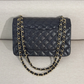 CHANEL Classic Black caviar jumbo Classic Double Flap Large