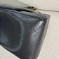 CHANEL Classic Black caviar jumbo Classic Double Flap Large