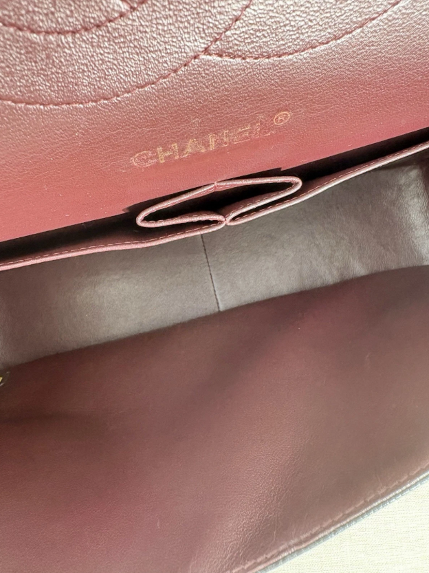 CHANEL Classic Black caviar jumbo Classic Double Flap Large