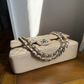 Chanel Classic Beige Clair Lambskin Quilted Medium Double Flap Bag W Silver Hw