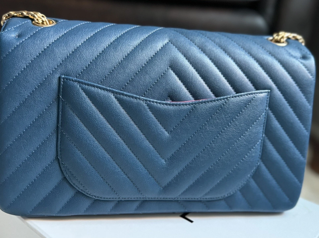 Chanel Reissue 2.55 Flap Bag Chevron Aged Calfskin 226